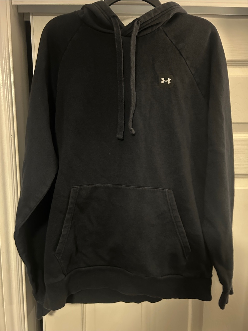 Under Armour Black Pullover Hoodie with Logo